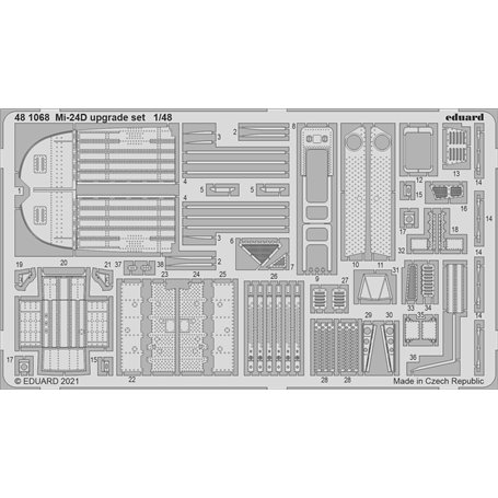 Eduard 1:48 Mi-24D upgrade set dla Eduard