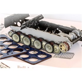 QuickWheel 1:35 Szablon do kół do Pz.Kpfw.V Panther AusfA dla Takom