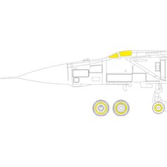 Eduard 1:72 Masks for MiG-25PD - ICM 