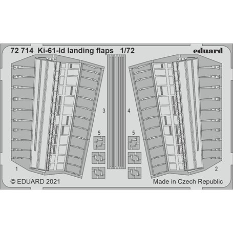 Eduard 1:72 Klapy do Kawasaki Ki-61-Id dla Tamiya