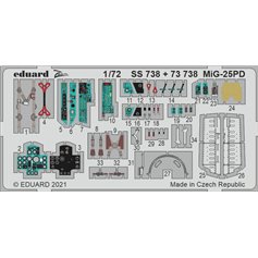 Eduard 1:72 MiG-25PD dla ICM