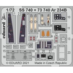 Eduard 1:72 Ar 234B dla Hobby 2000 / Dragon