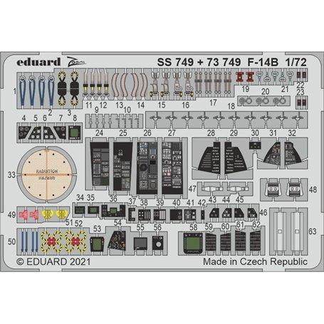 Eduard 1:72 F-14B dla Great Wall Hobby