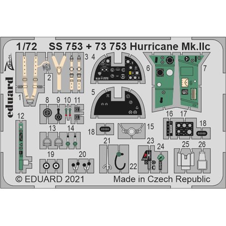 Eduard 1:72 Hurricane Mk.IIc dla Zvezda