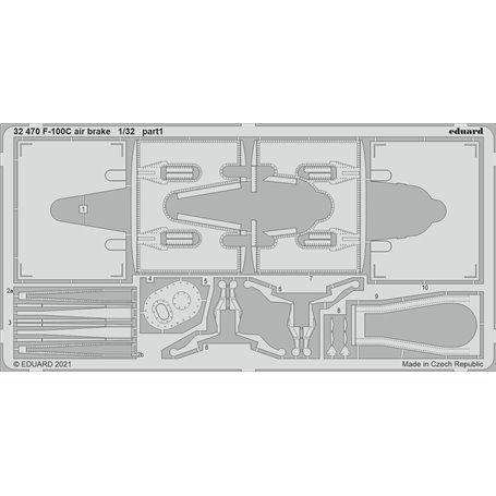 Eduard 1:32 F-100C air brake dla Trumpeter