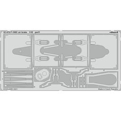 Eduard 1:32 Hamulec aerodynamiczny do F-100C dla Trumpeter