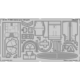 Eduard 1:32 F-100C interior pt.2 dla Trumpeter