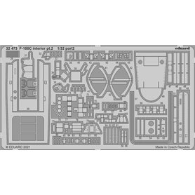 Eduard 1:32 Elementy wnętra do F-100C dla Trumpeter