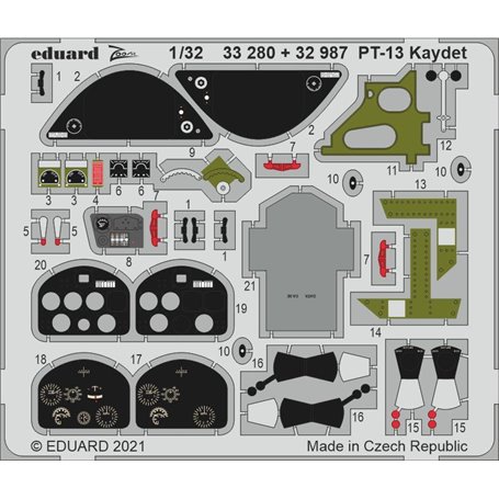 Eduard 1:32 PT-13 Kaydet dla Roden