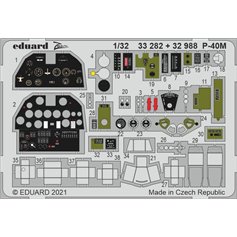 Eduard 1:32 Elementy wnętrza do Curtiss P-40M dla Trumpeter