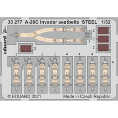 Eduard 1:32 A-26C Invader seatbelts STEEL dla Hobby Boss