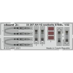 Eduard 1:32 AH-1G seatbelts STEEL dla Icm