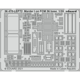 Eduard 1:35 Marder I ON FCM 36 BASE dla ICM