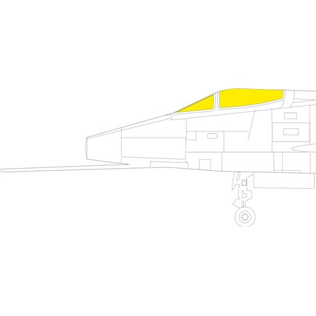 Eduard 1:32 Maski do F-100C dla Trumpeter