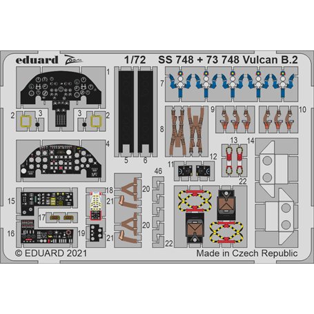 Eduard ZOOM 1:72 Vulcan B.2 dla Airfix