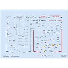 Eduard 1:72 Bf 109E stencils dla Special Hobby/Tamiya/Airfix