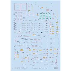 Eduard 1:48 Su-27UB stencils dla Academy/Kitty Hawk/Great Wall Hobby