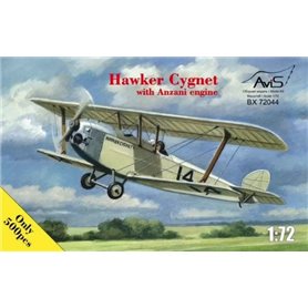 AviS 1:72 Hawker Cygnet W/ABS ANZANI ENGINE