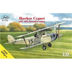 AviS 1:72 Hawker Cygnet W/ABS SKORPION ENGINE