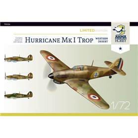 Arma Hobby 1:72 Hawker Hurricane Mk.I trop - WESTERN DESERT - LIMITED EDITION