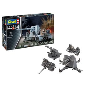 Revell 03325 1/72 8,8cm FLAK & Sd.Anh. 202
