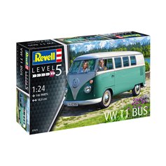 Revell 1:24 Volkswaegen T1 Bus - MODEL SET - z farbami