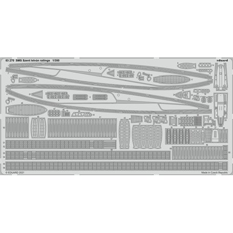 Eduard 1:350 SMS Szent Istv�n railings0 dla Trumpeter