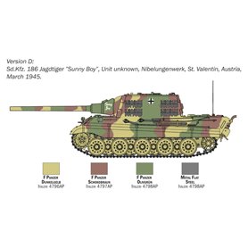 Italeri 1/56 Sd.Kfz. 186 Jagdtiger