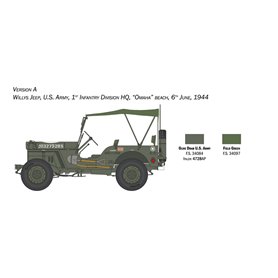 Italeri 1:24 Willys Jeep MB - 80TH YEAR ANNIVERSARY