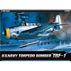 Academy 1:72 Grumman TBF-1 Avenger - US NAVY TORPEDO BOMBER