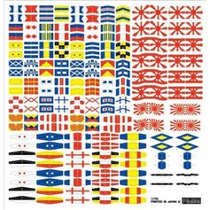 Fujimi 1:700 SIGNAL FLAG