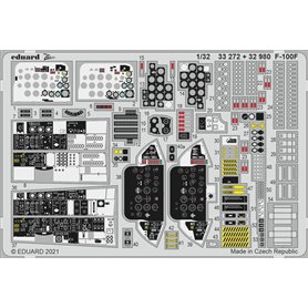 Eduard 1:32 F-100F dla Trumpeter - cz.1