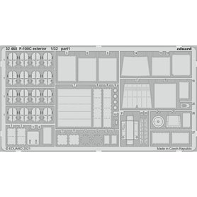 Eduard BIG ED 1:32 F-100C dla Trumpeter - cz.1