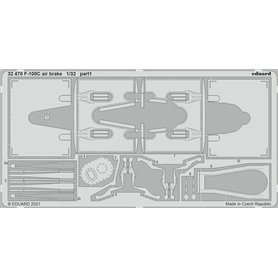 Eduard BIG ED 1:32 F-100C dla Trumpeter - cz.2