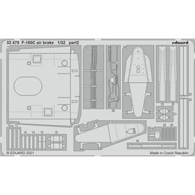 Eduard BIG ED 1:32 F-100C dla Trumpeter - cz.2