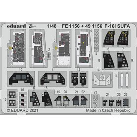 Eduard 1:48 F-16I SUFA dla Kinetic