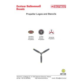 Techmod 48126 Propeller Stencils