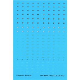 Techmod 72079 Propeller Stencils