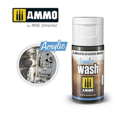 Ammo of MIG ACRYLIC WASH - INTERIORS WASH - 15ml