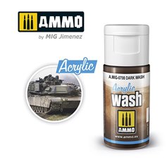 Ammo of MIG ACRYLIC WASH - DARK WASH - 15ml