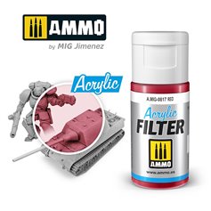 Ammo of MIG ACRYLIC FILTER - RED - 15ml