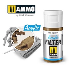 Ammo of MIG ACRYLIC FILTER - OCHRE - 15ml