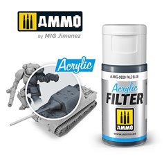 Ammo of MIG ACRYLIC FILTER - PALE BLUE - 15ml