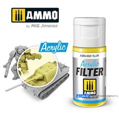 Ammo of MIG ACRYLIC FILTER - YELLOW - 15ml