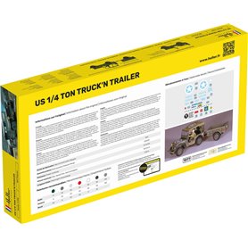 Heller 57105 Starter Kit - US 1/4 ton Truck 'n Trailer