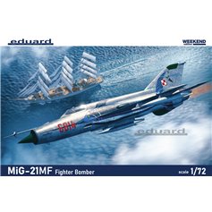 Eduard 1:72 MiG-21MF FIGHTER-BOMBER - WEEKEND edition