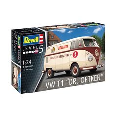 Revell 1:24 Volkswagen T1 - DR. OETKER - MODEL SET - w/paints