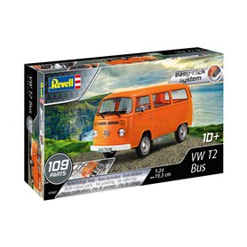 Revell 1:24 Volkswagen T2 Bus - MODEL SET - z farbami