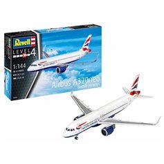 Revell 1:144 Airbus A320 neo - BRITISH AIRWAYS - MODEL SET - w/paints