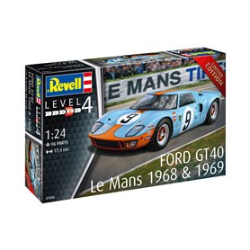 Revell 07696 1/24 Ford GT40 Le Mans 1968 & 1969